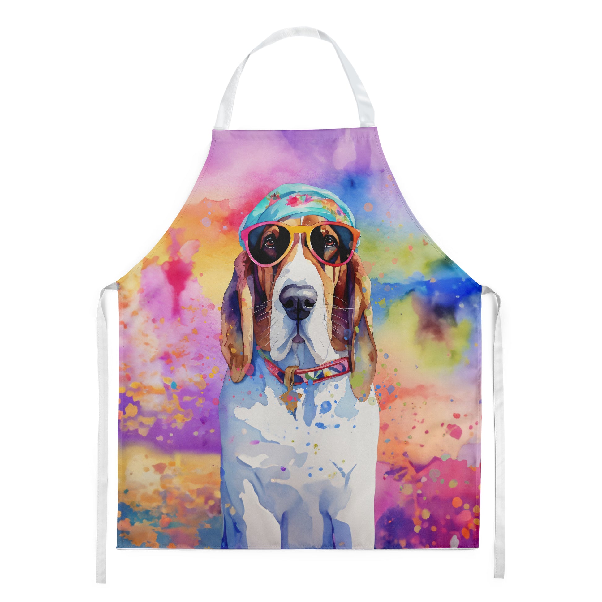 Buy this Basset Hound Hippie Dawg Apron