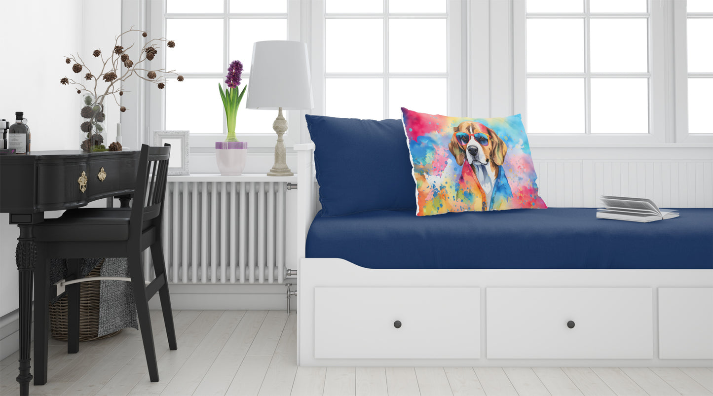 Beagle Hippie Dawg Standard Pillowcase