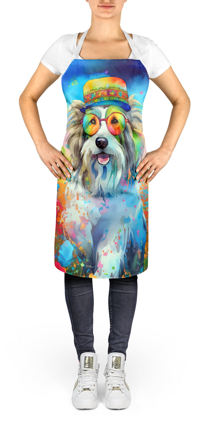 Bearded Collie Hippie Dawg Apron