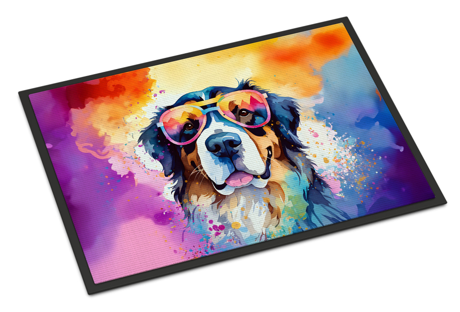 Buy this Bernese Mountain Dog Hippie Dawg Doormat