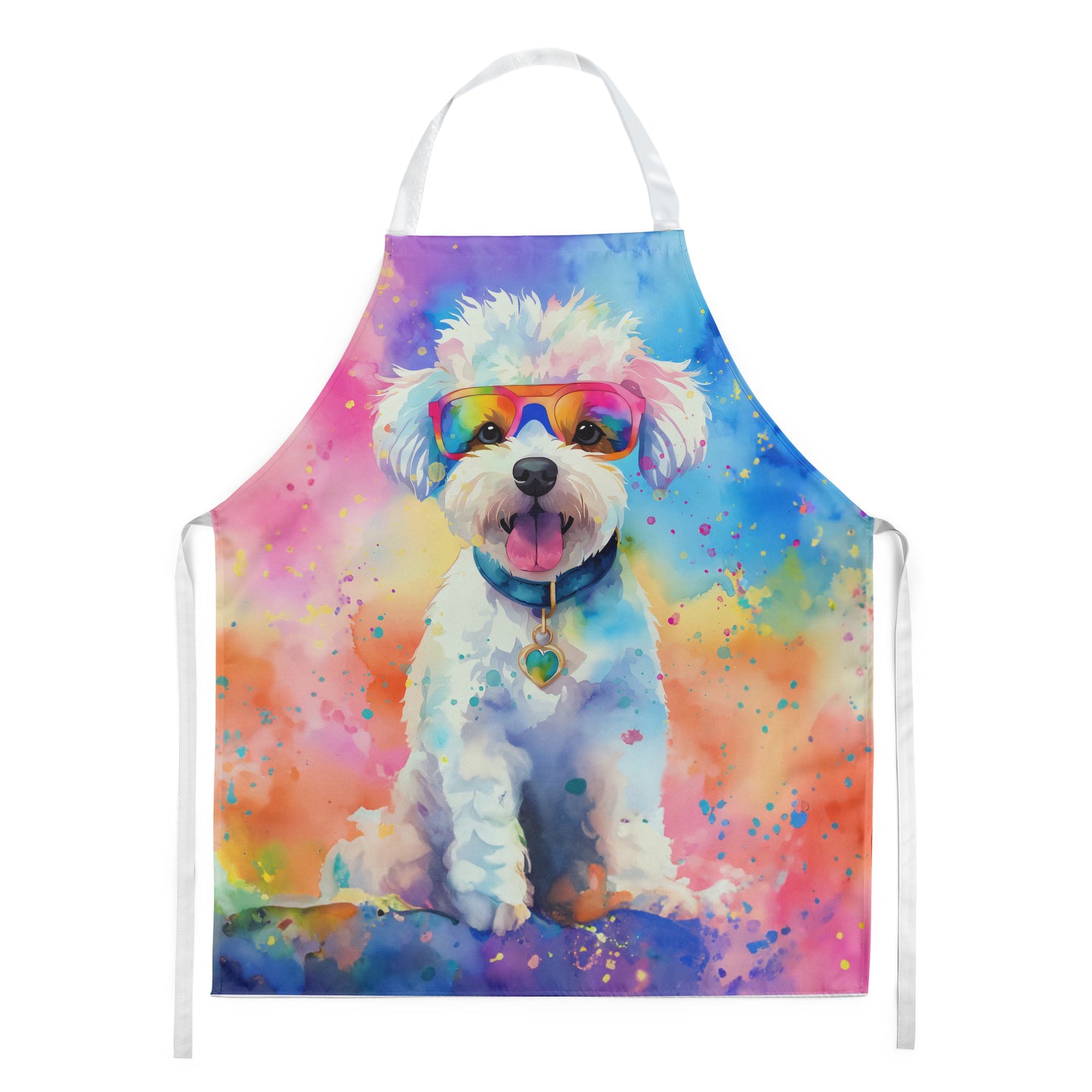 Buy this Bichon Frise Hippie Dawg Apron