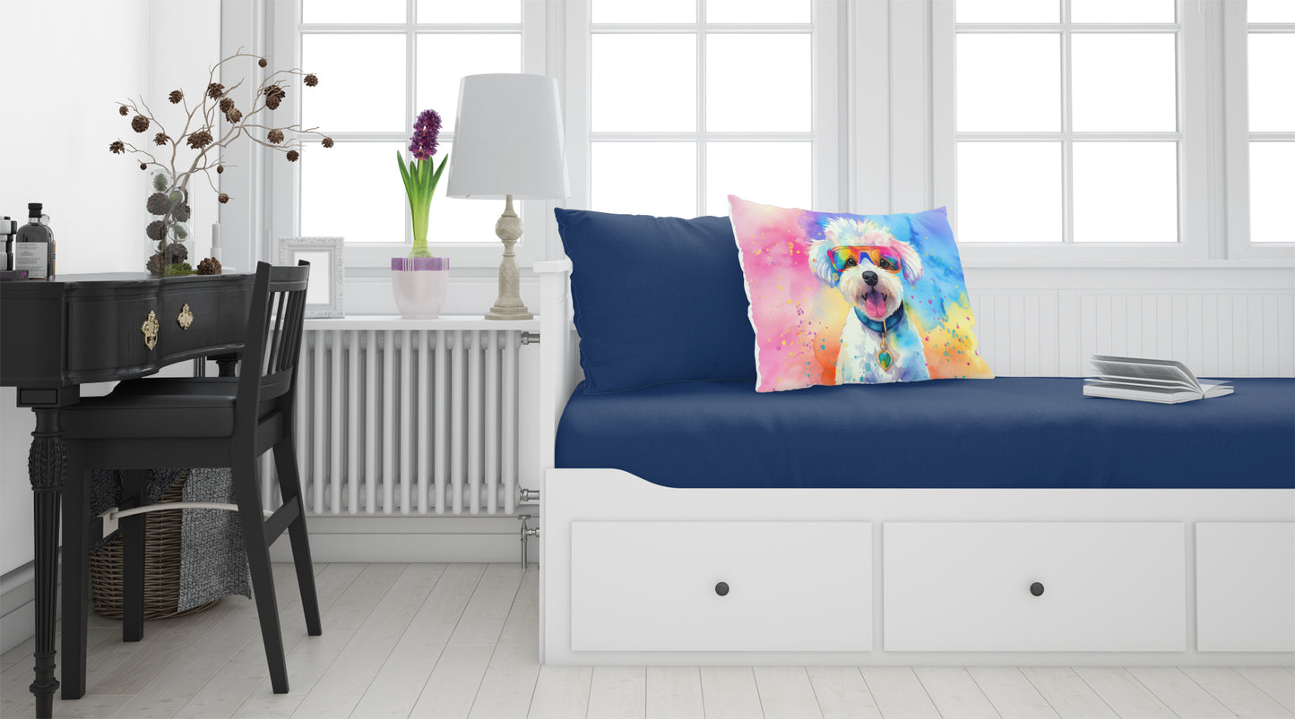 Bichon Frise Hippie Dawg Standard Pillowcase