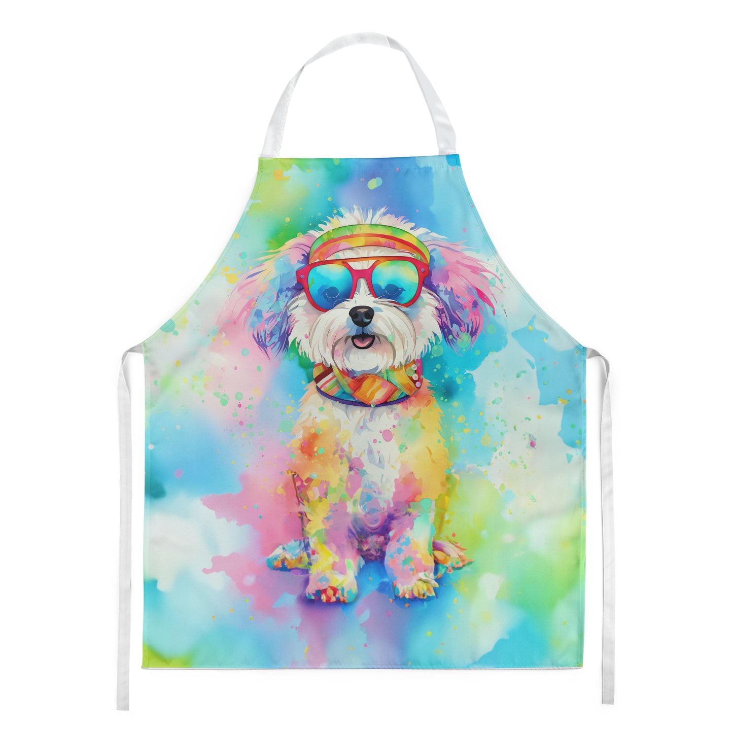 Buy this Bichon Frise Hippie Dawg Apron