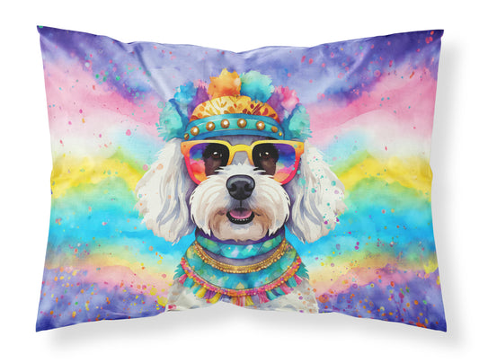 Buy this Bichon Frise Hippie Dawg Standard Pillowcase