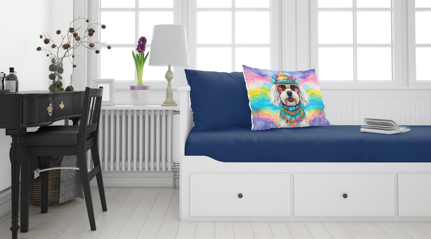 Bichon Frise Hippie Dawg Standard Pillowcase