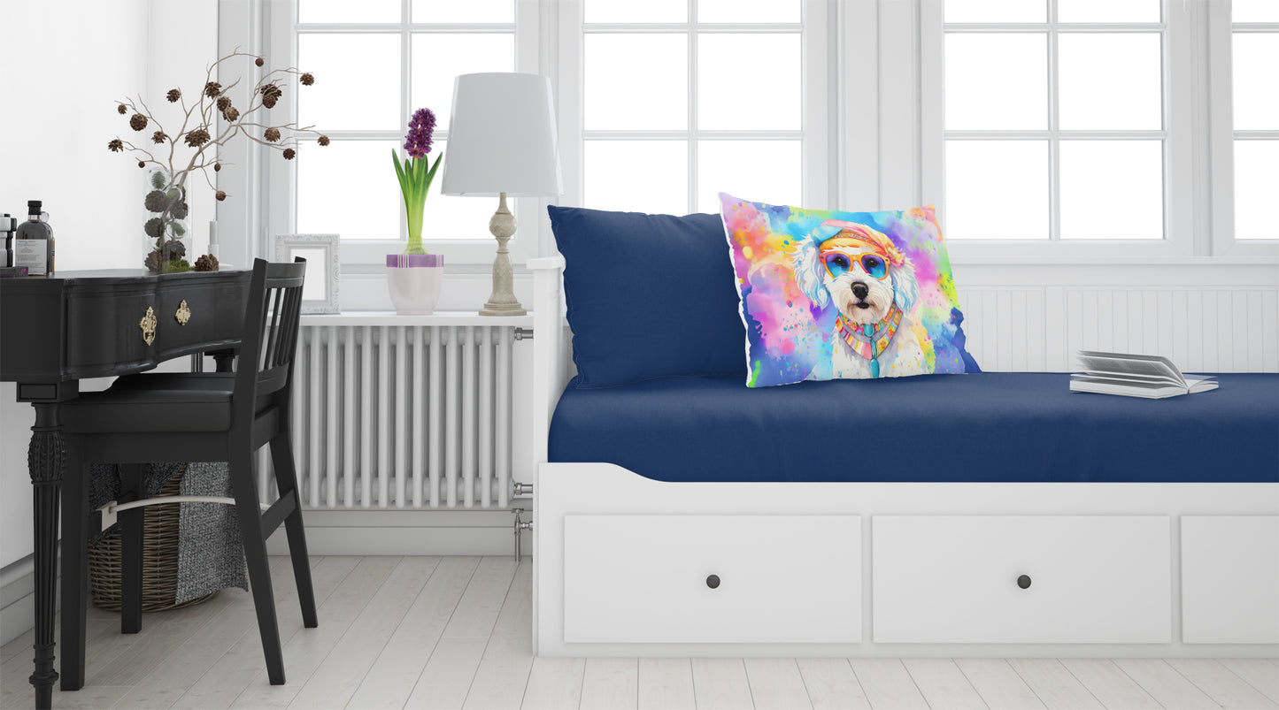 Bichon Frise Hippie Dawg Standard Pillowcase