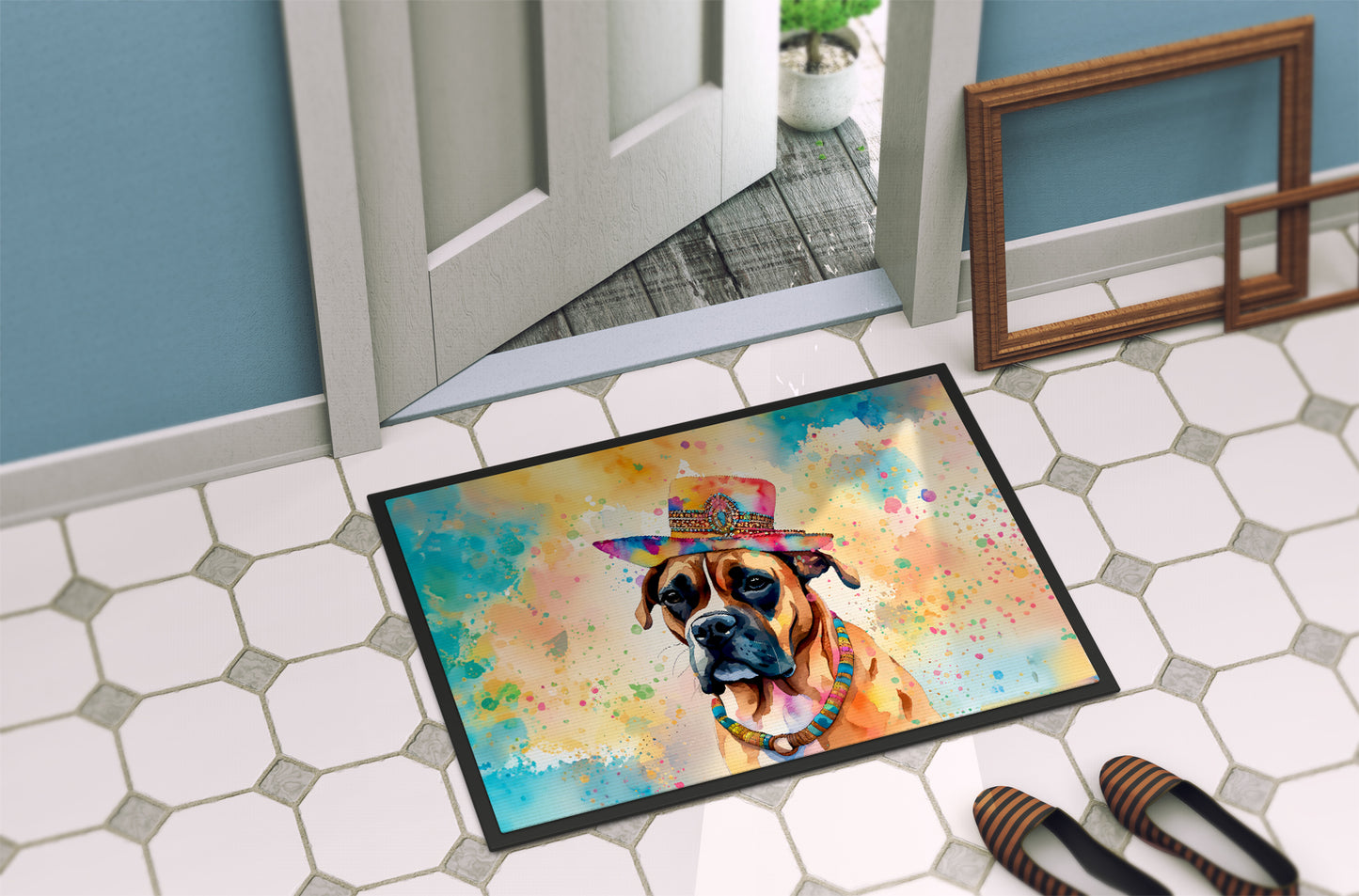 Boxer Hippie Dawg Doormat