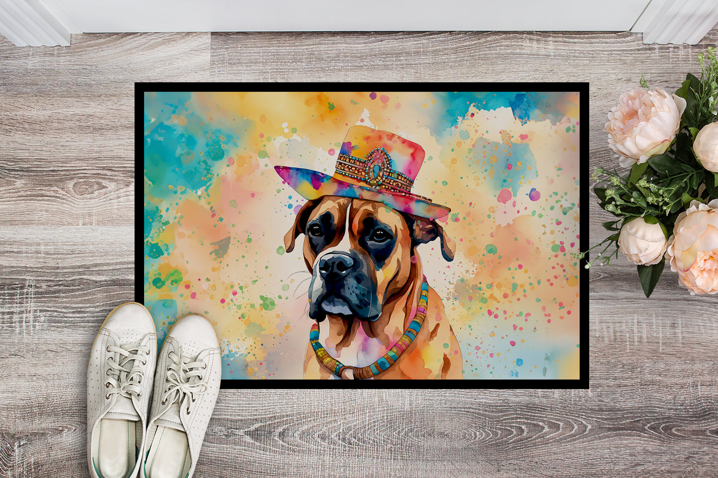 Boxer Hippie Dawg Doormat