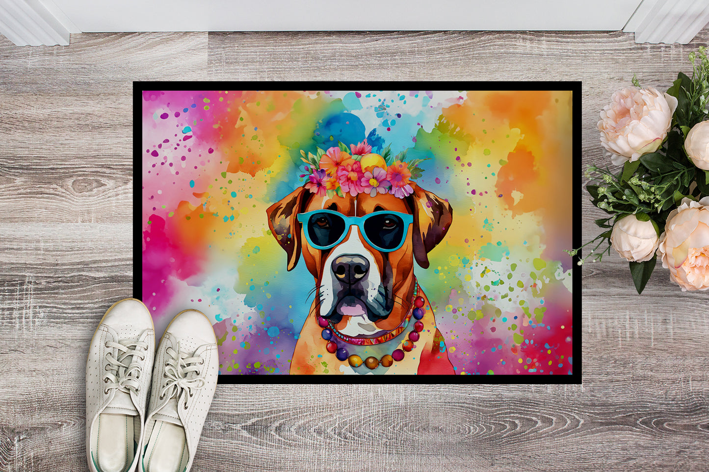 Boxer Hippie Dawg Doormat