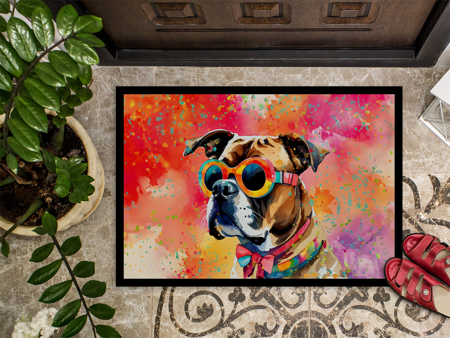 Boxer Hippie Dawg Doormat