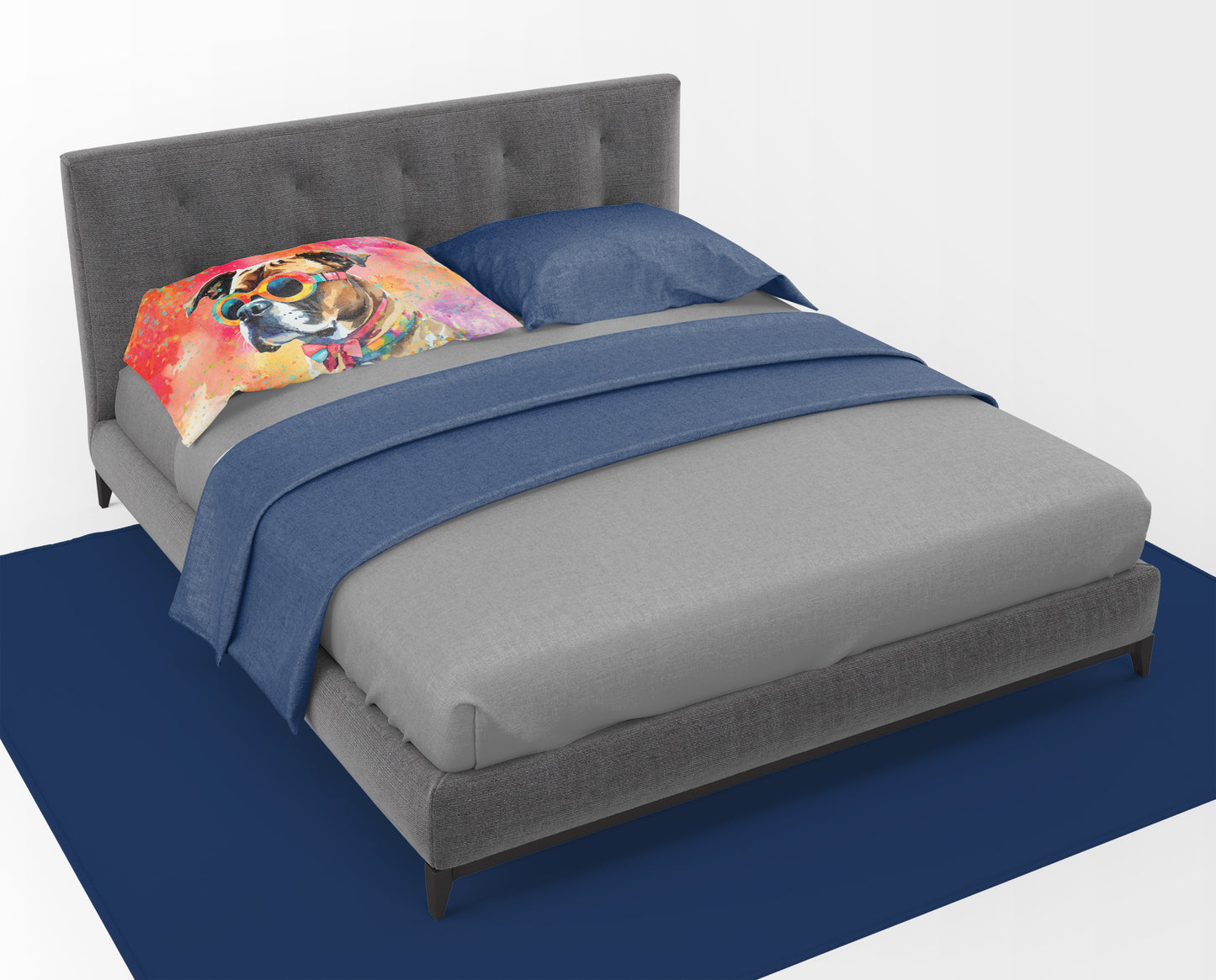 Boxer Hippie Dawg Standard Pillowcase