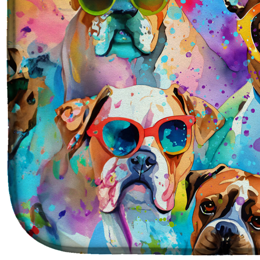 Boxer Hippie Dawg Dish Drying Mat