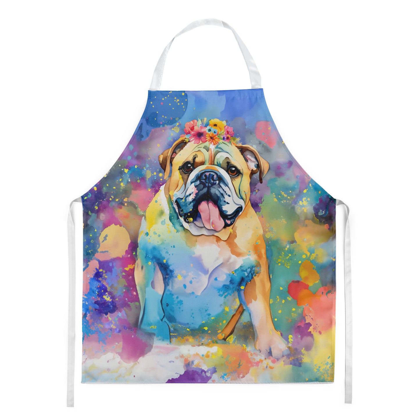 Buy this English Bulldog Hippie Dawg Apron