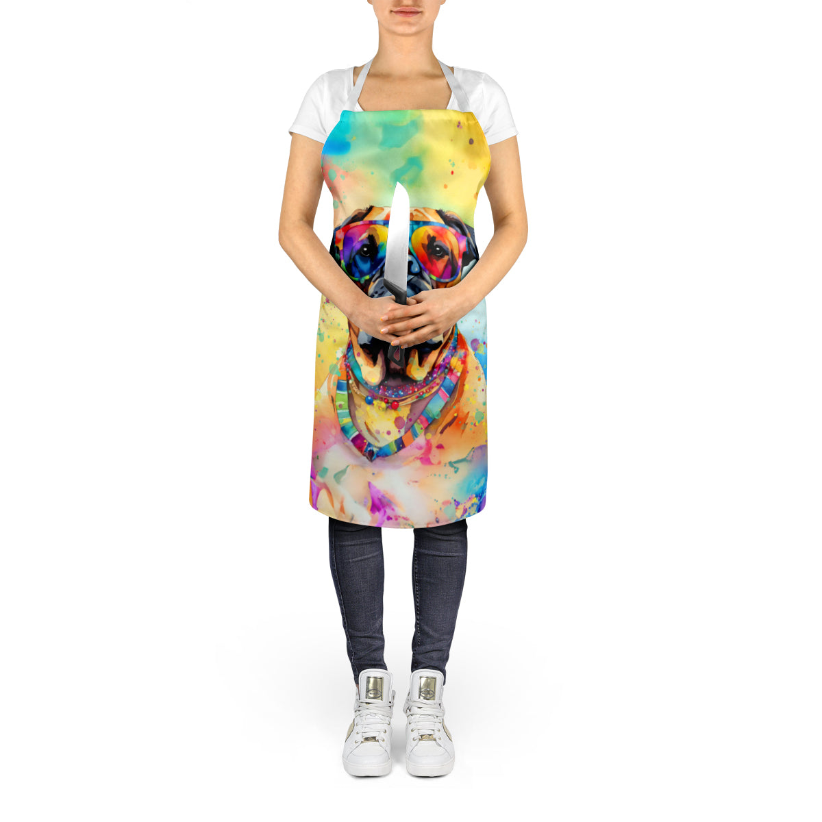 Bullmastiff Hippie Dawg Apron