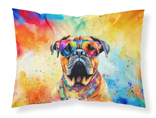 Buy this Bullmastiff Hippie Dawg Standard Pillowcase