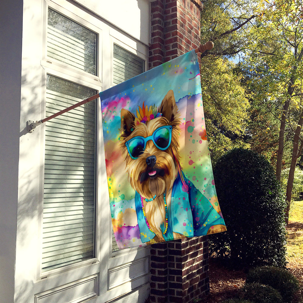 Cairn Terrier Hippie Dawg House Flag