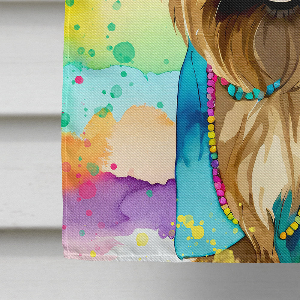 Cairn Terrier Hippie Dawg House Flag