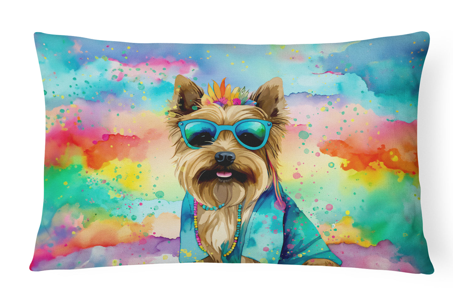 Buy this Cairn Terrier Hippie Dawg Throw Pillow