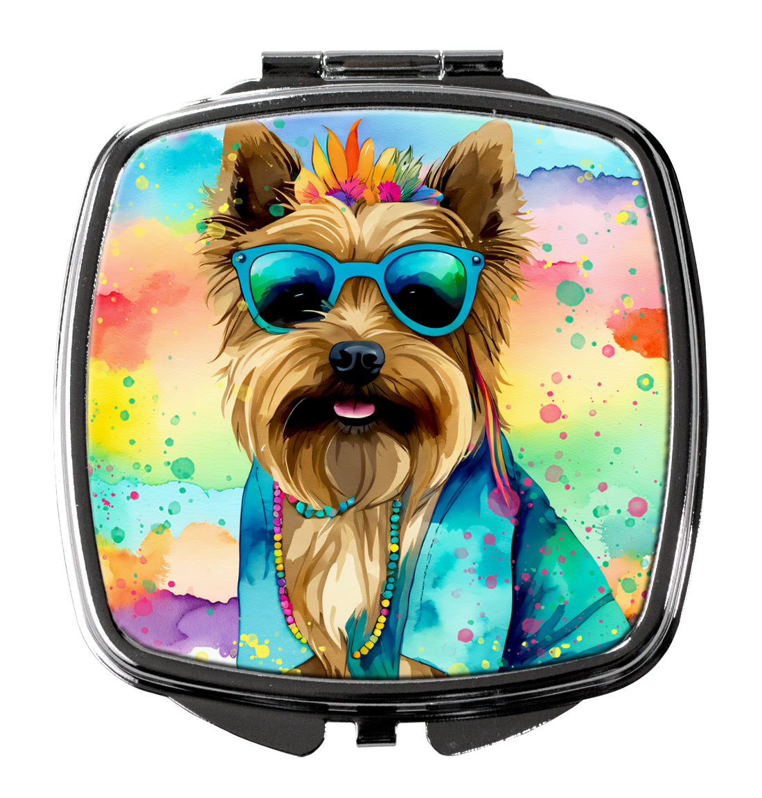 Buy this Cairn Terrier Hippie Dawg Compact Mirror