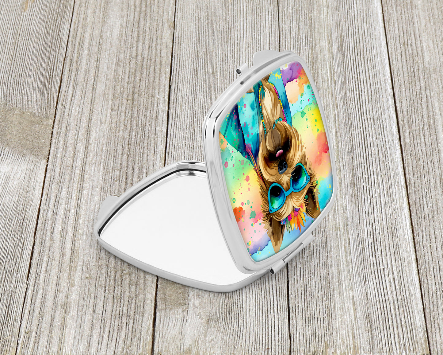 Cairn Terrier Hippie Dawg Compact Mirror