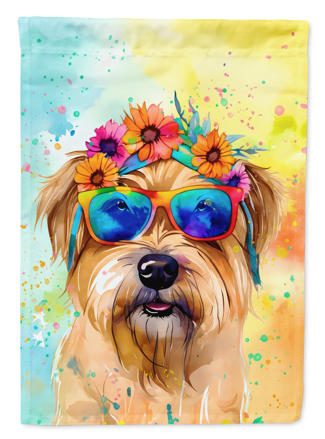 Buy this Cairn Terrier Hippie Dawg Garden Flag