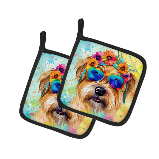 Buy this Cairn Terrier Hippie Dawg Pair of Pot Holders