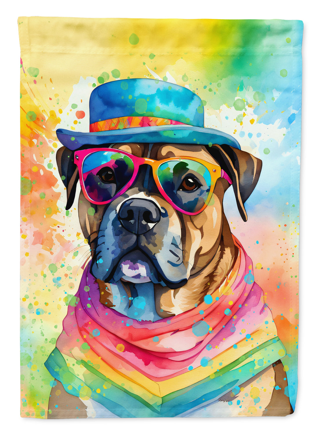 Buy this Cane Corso Hippie Dawg House Flag