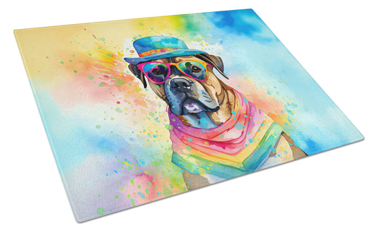 Buy this Cane Corso Hippie Dawg Glass Cutting Board