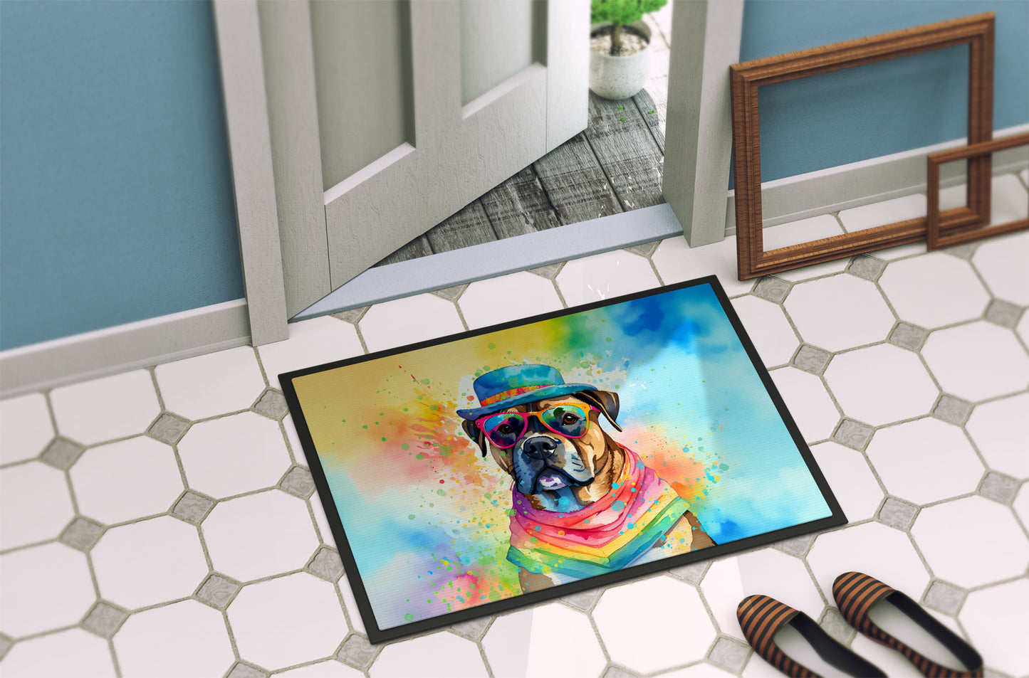 Cane Corso Hippie Dawg Doormat