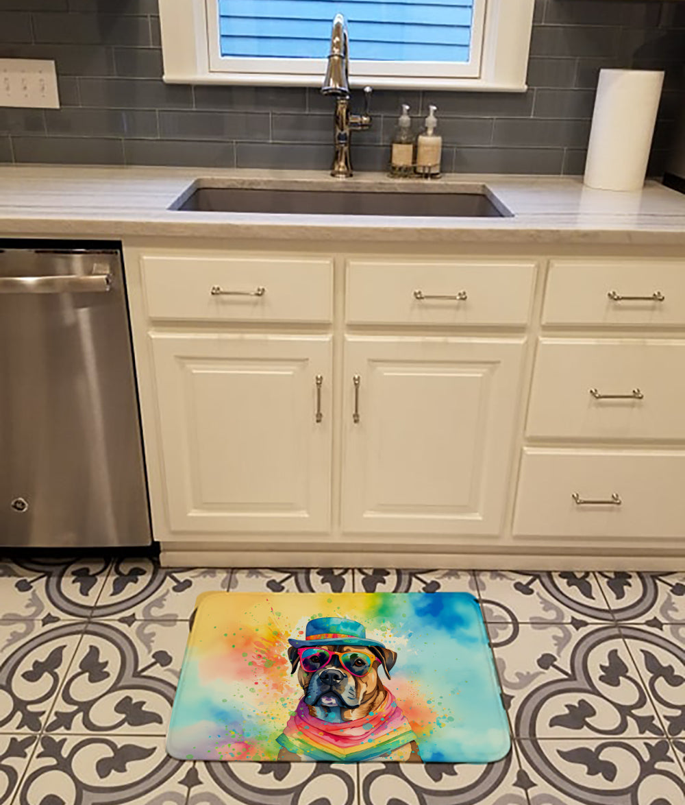 Cane Corso Hippie Dawg Memory Foam Kitchen Mat