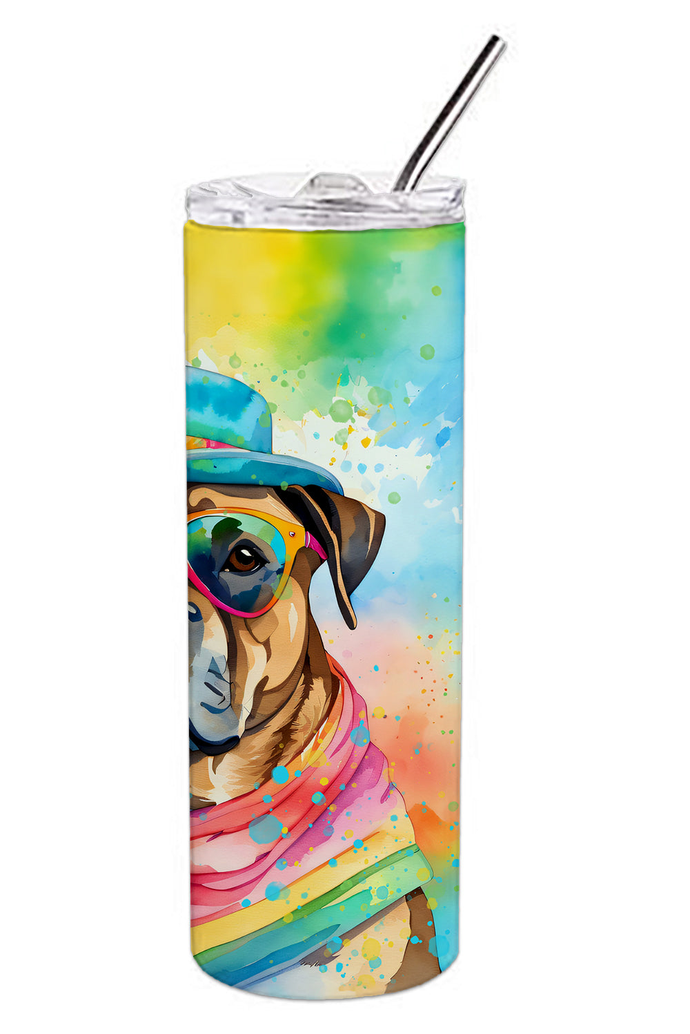 Cane Corso Hippie Dawg Stainless Steel Skinny Tumbler