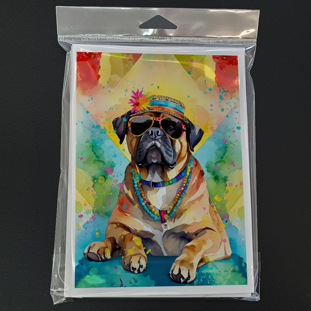 Cane Corso Hippie Dawg Greeting Cards Pack of 8