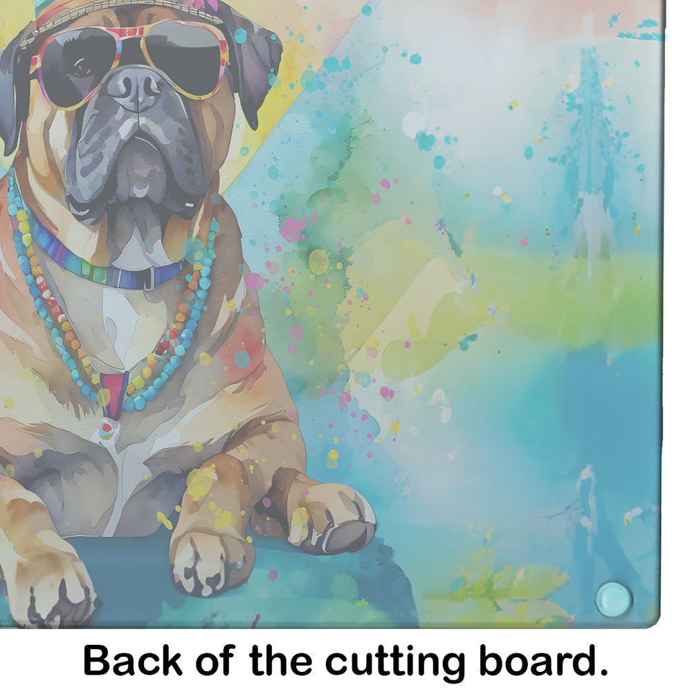 Cane Corso Hippie Dawg Glass Cutting Board