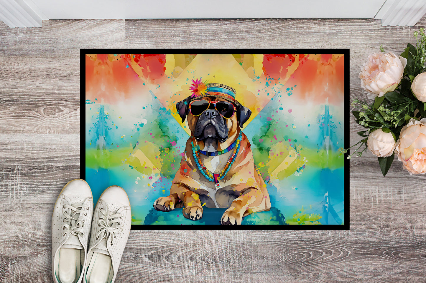 Cane Corso Hippie Dawg Doormat