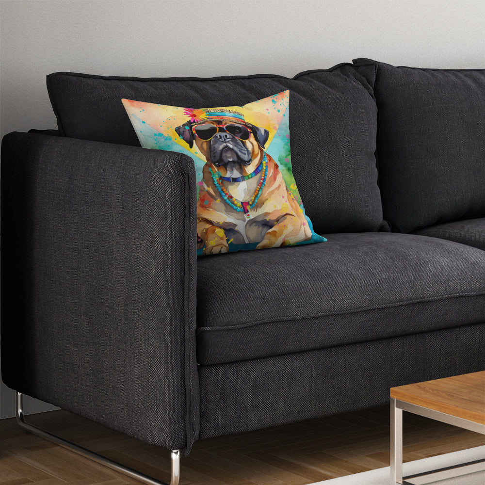 Cane Corso Hippie Dawg Throw Pillow