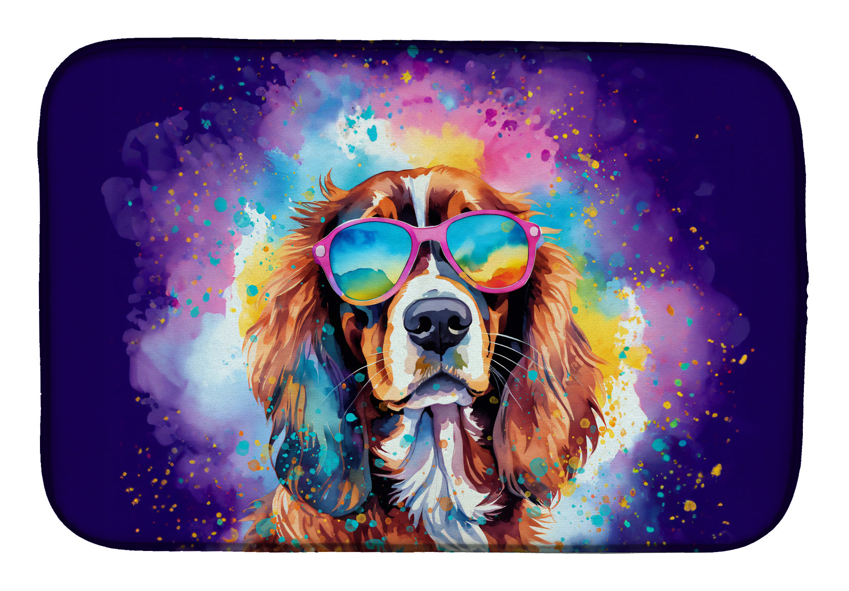 Buy this Cavalier Spaniel Hippie Dawg Dish Drying Mat