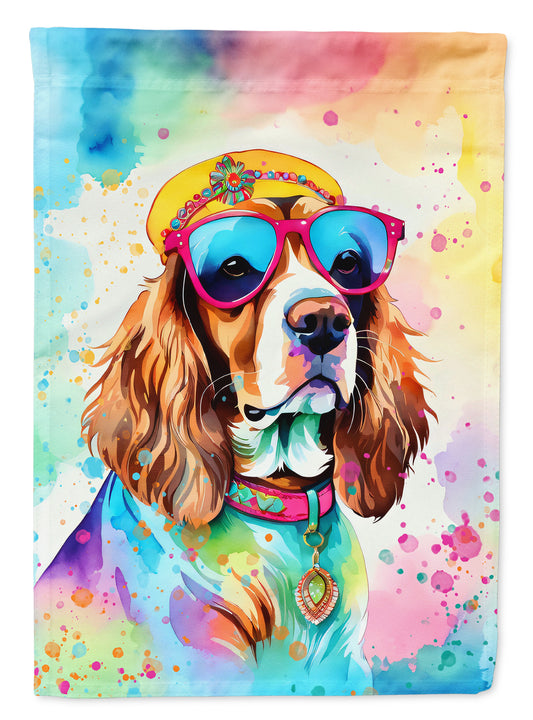 Buy this Cavalier Spaniel Hippie Dawg Garden Flag