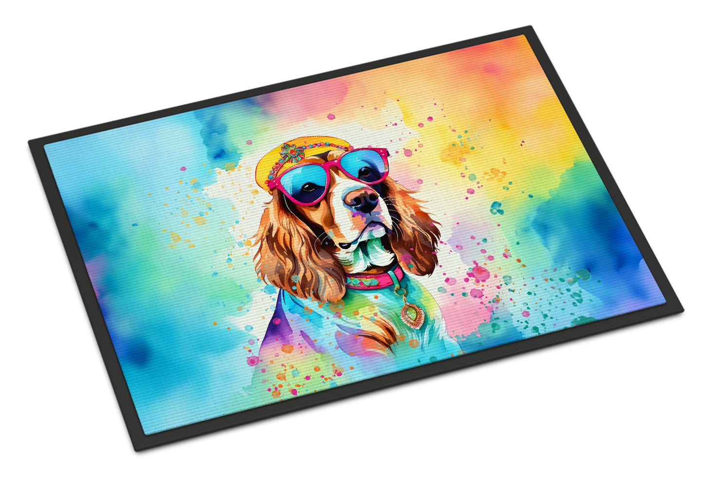 Buy this Cavalier Spaniel Hippie Dawg Doormat