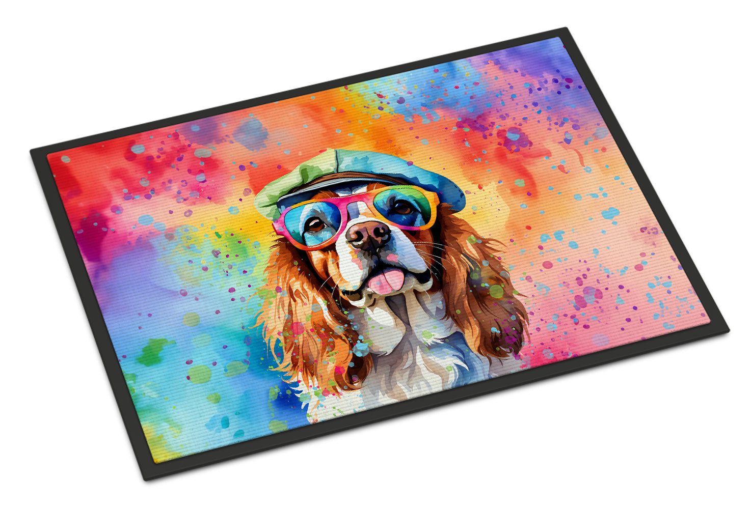 Buy this Cavalier Spaniel Hippie Dawg Doormat