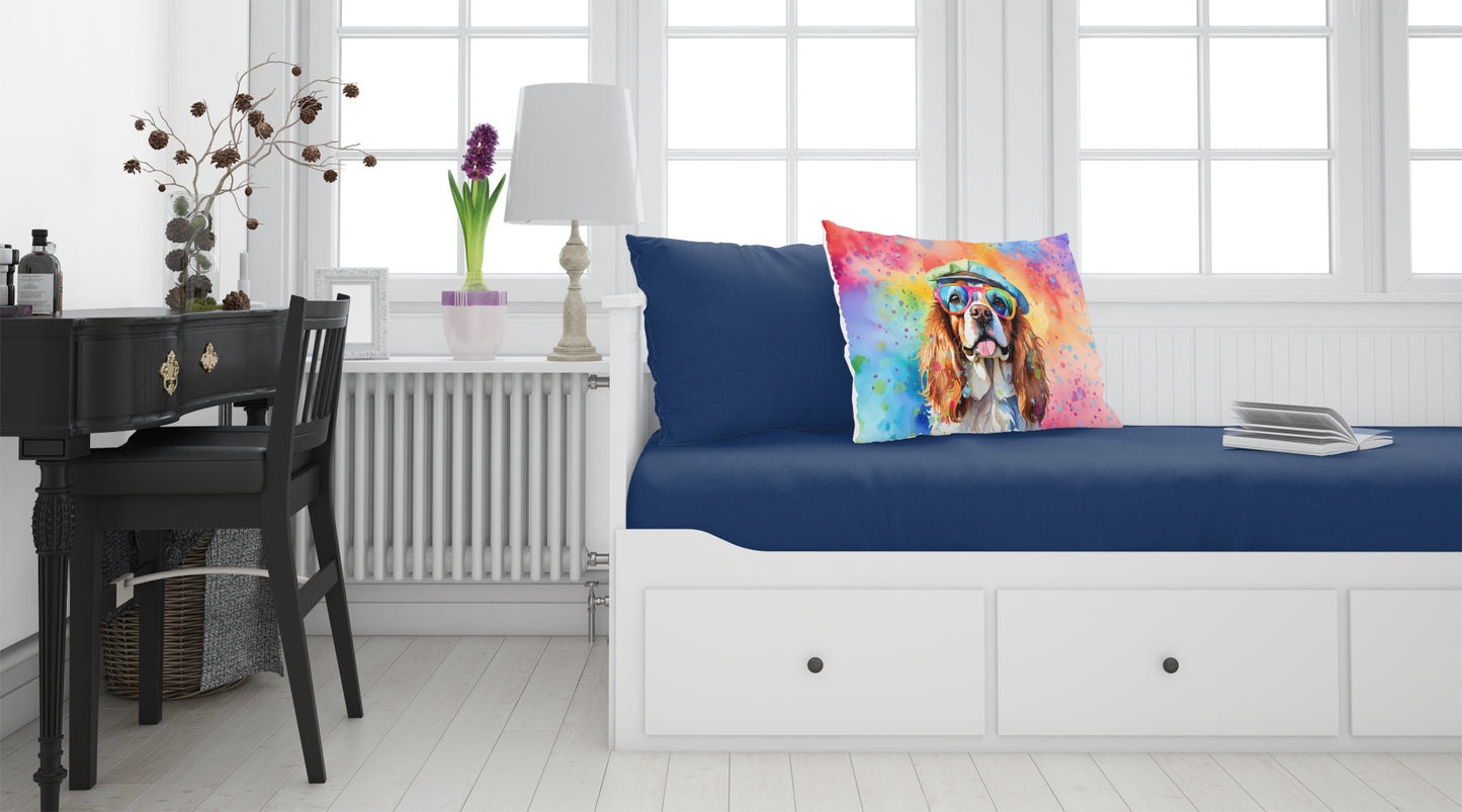 Cavalier Spaniel Hippie Dawg Standard Pillowcase