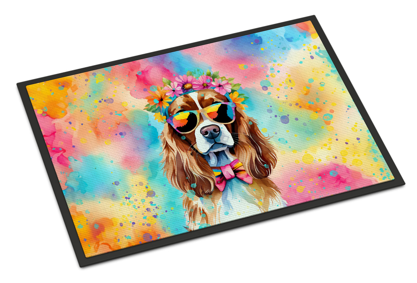 Buy this Cavalier Spaniel Hippie Dawg Doormat