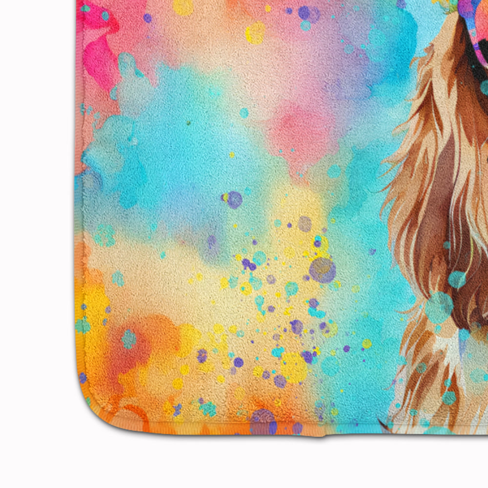 Cavalier Spaniel Hippie Dawg Memory Foam Kitchen Mat