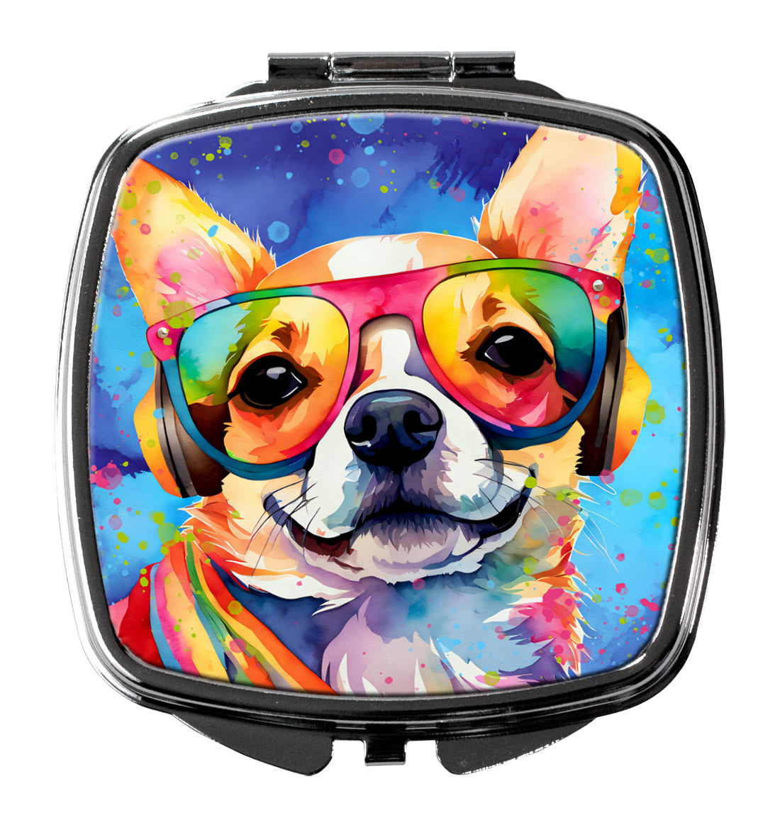Buy this Chihuahua Hippie Dawg Compact Mirror