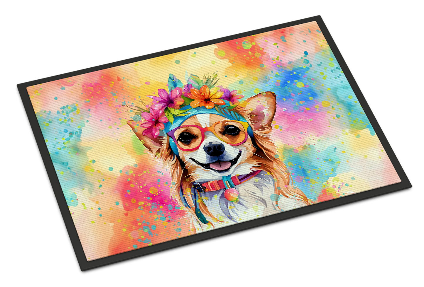 Buy this Chihuahua Hippie Dawg Doormat