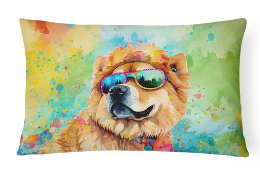 Buy this Chow Chow Hippie Dawg Throw Pillow