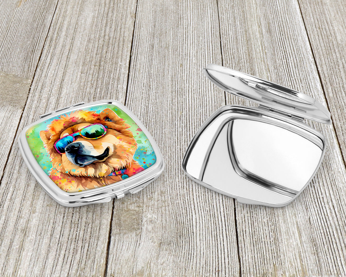 Chow Chow Hippie Dawg Compact Mirror