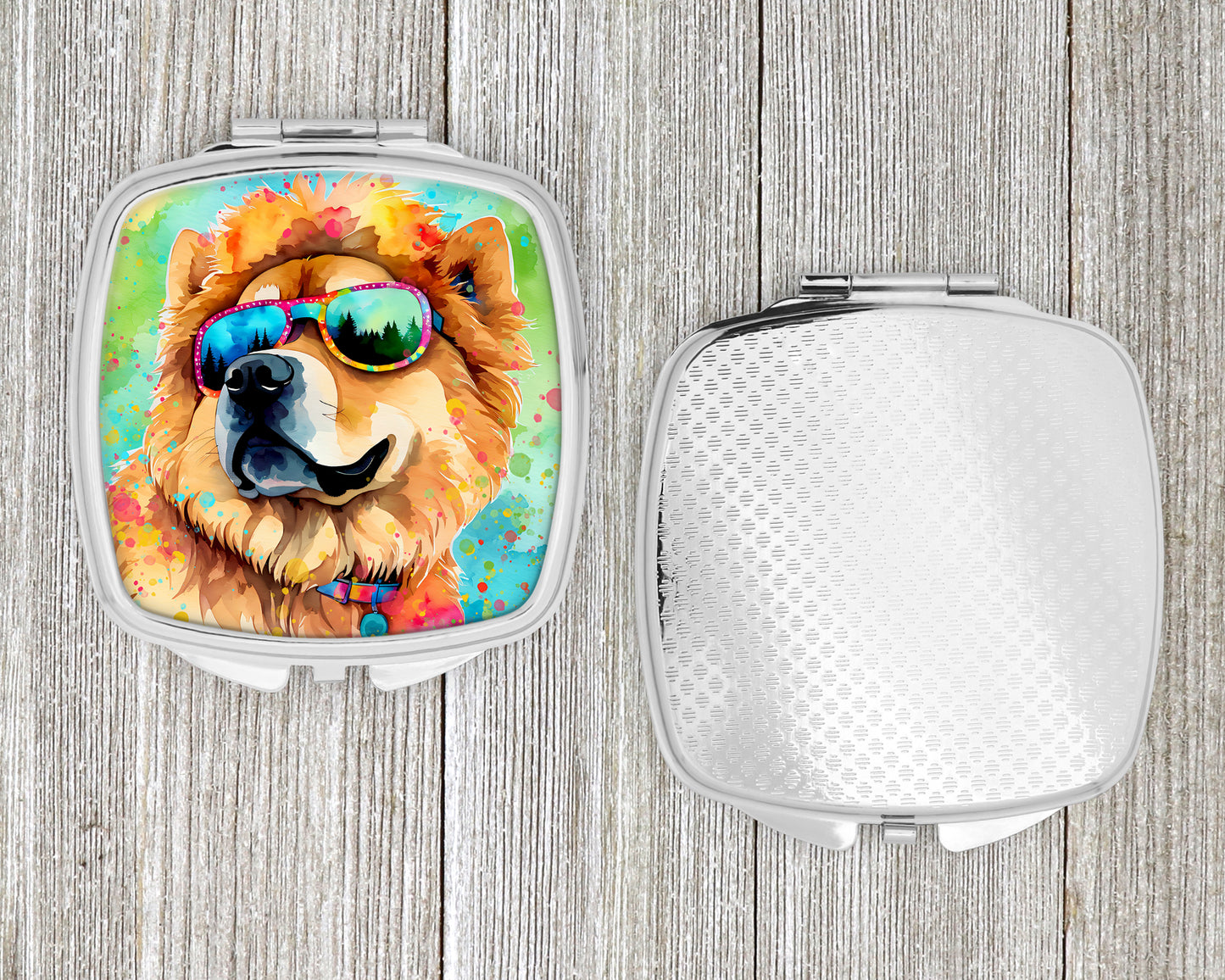 Chow Chow Hippie Dawg Compact Mirror