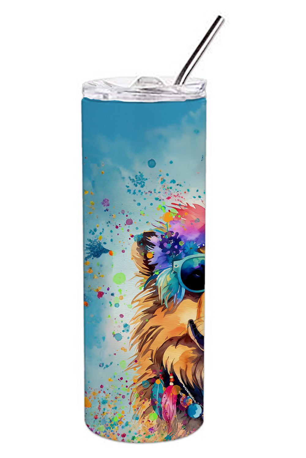 Chow Chow Hippie Dawg Stainless Steel Skinny Tumbler