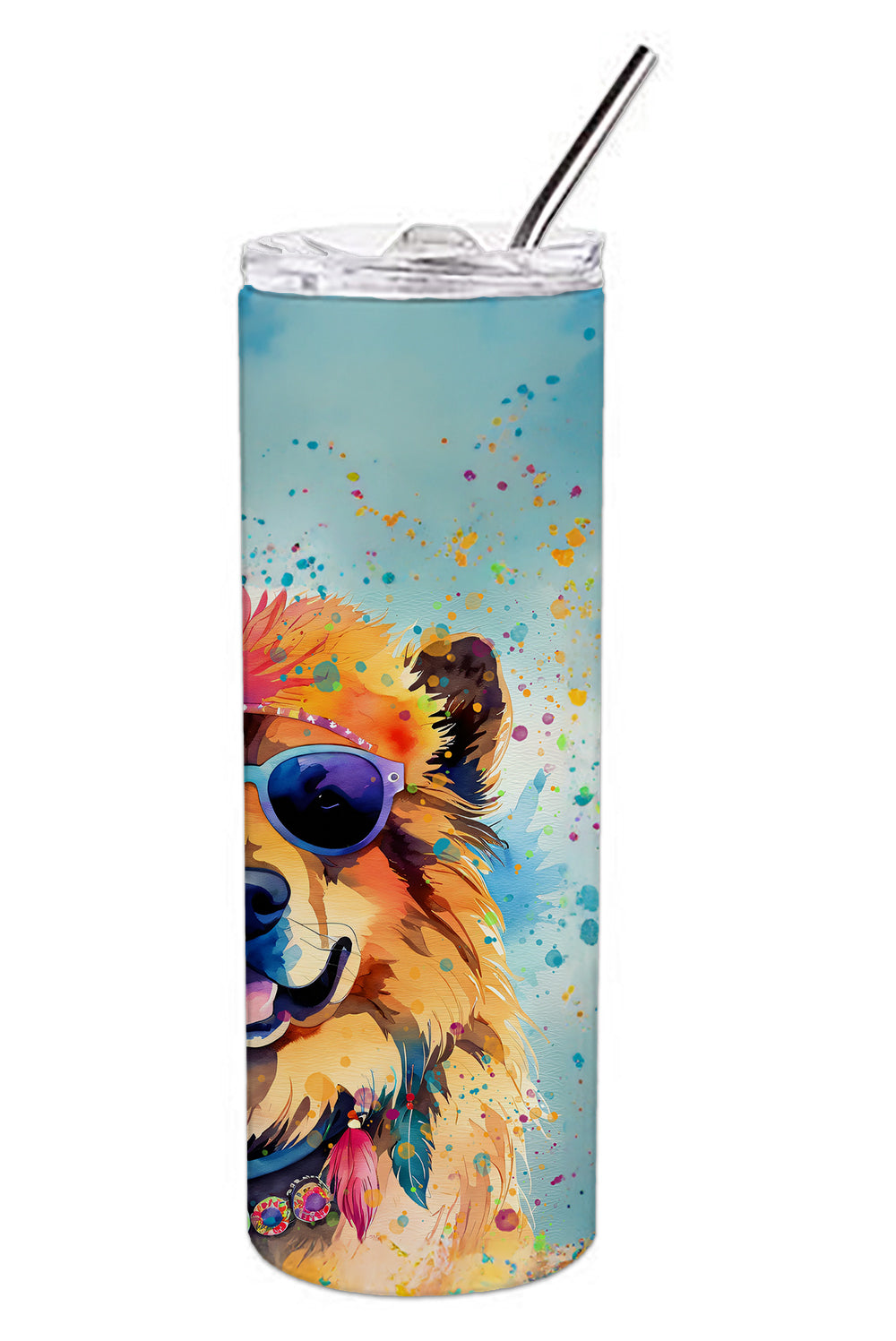 Chow Chow Hippie Dawg Stainless Steel Skinny Tumbler