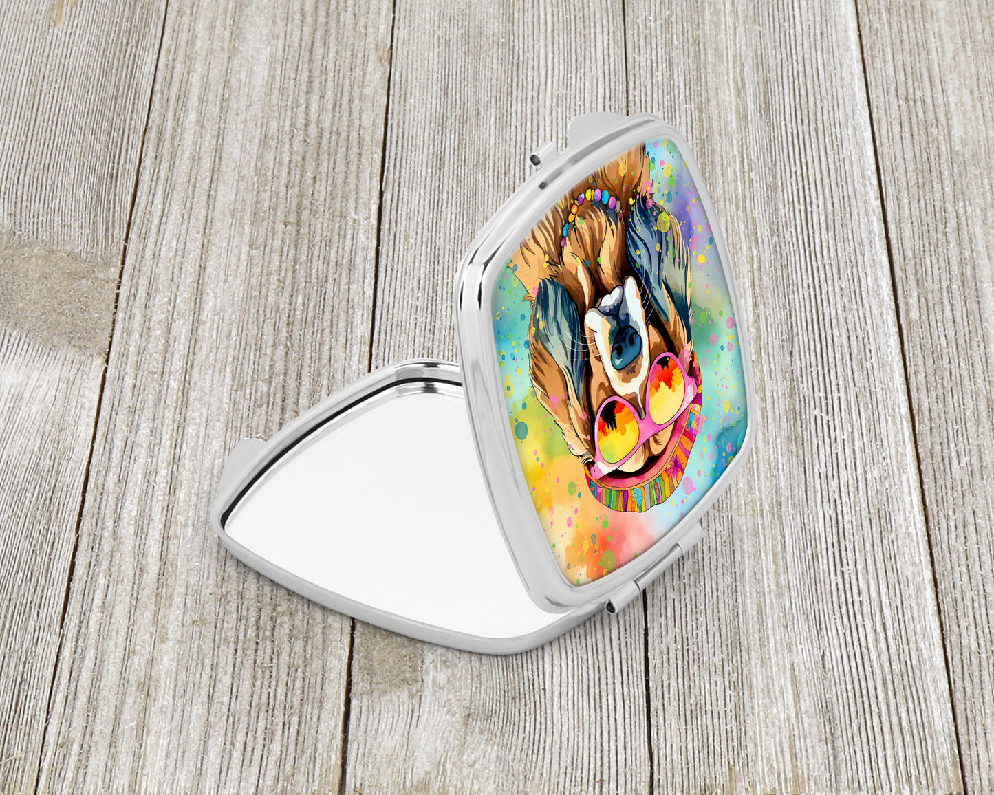 Cocker Spaniel Hippie Dawg Compact Mirror